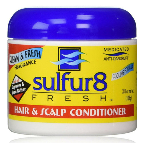 Sulfur8 Fresh Medicated Anti-Dandruff Hair And Scalp Conditioner, 3.8 Oz